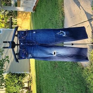 Levi's Women's Premium Ribcage Straight Ankle Jeans Size 28 Waterless Denim